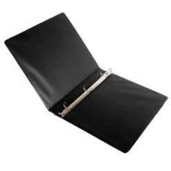 1/2" D-Ring Binder, 3 Rings, Letter Size,Black - Moustache® - 1/Pack -Merangue International shop large 6272f Moustache MOS 205PD Binders D Ring Binder Letter Size Labor Saving Design Black 1 Pack Moustache