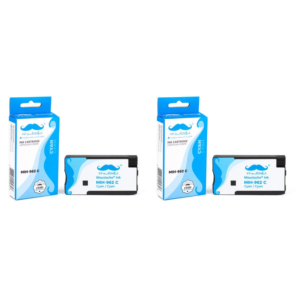 Remanufactured HP 962 3HZ96AN#140 Cyan Ink Cartridge - Moustache® - 1/Pack 7 Remanufactured HP 962 3HZ96AN#140 Cyan Ink Cartridge - Moustache® - 1/Pack - Image 7