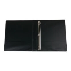 1" D-Ring Binder, 3 Rings, Letter Size, Black - Moustache® - 1/Pack -Merangue International shop large 70153 Moustache MOS 321D210PD Binders 1 D Ring Binder 3 Rings Letter Size Black Moustache