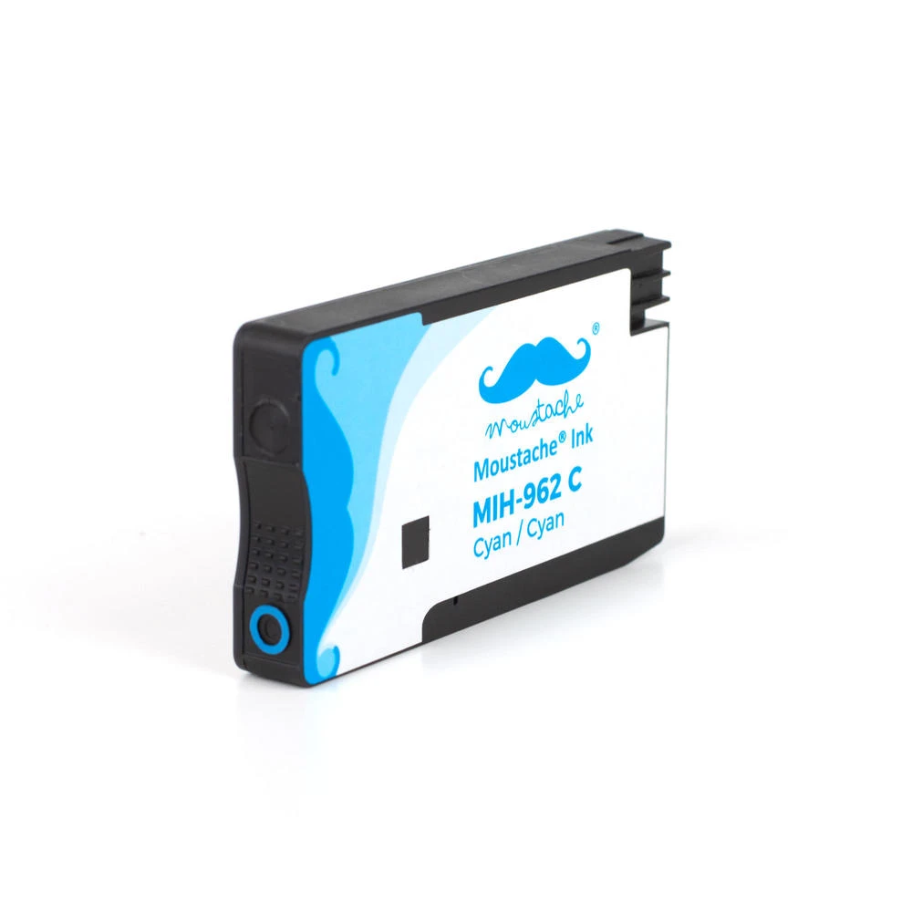 Remanufactured HP 962 3HZ96AN#140 Cyan Ink Cartridge - Moustache® - 1/Pack 6 Remanufactured HP 962 3HZ96AN#140 Cyan Ink Cartridge - Moustache® - 1/Pack - Image 6