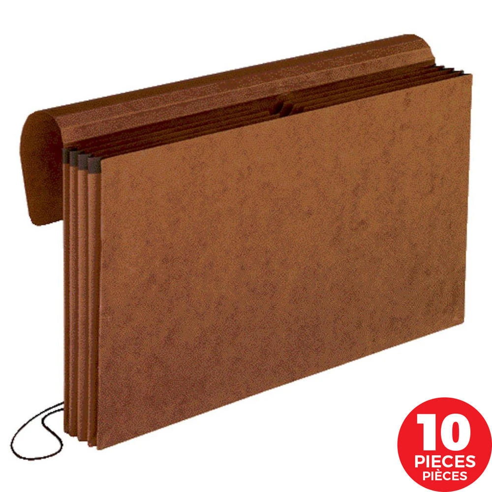 Pendaflex® Expanding Partition Wallets & Expanding Files, 10/Pack - Legal,without Compartment,5-1/4" Expansion,1200-sheet Capacity 4 Pendaflex® Expanding Partition Wallets & Expanding Files, 10/Pack - Legal,without Compartment,5-1/4" Expansion,1200-sheet Capacity - Image 4