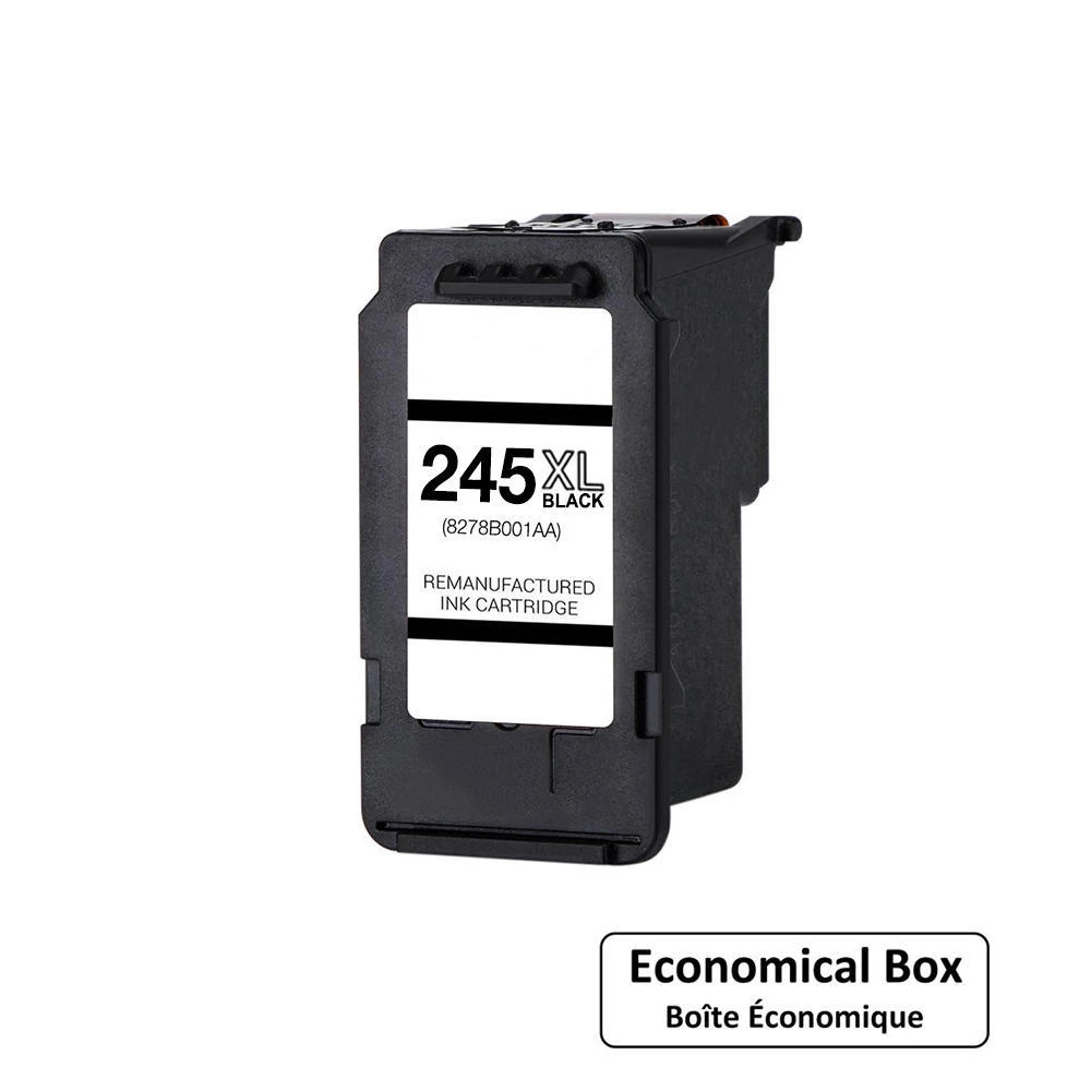 Canon PG-245XL Remanufactured Black Ink Cartridge High Yield (8278B001AA) - Economical Box - 1/Pack 1 Canon PG-245XL Remanufactured Black Ink Cartridge High Yield (8278B001AA) - Economical Box - 1/Pack