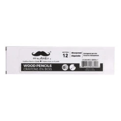 HB Wood Pencils, 12 Pcs/Box - Moustache® - 1 Box -Merangue International shop large 74469 Moustache MOS QB006 1 Pencil HB pencil 12pcs box Moustache