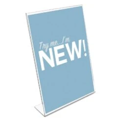 Deflecto Classic Image Slanted Sign Holder, 11"W X 8-1/2"H, Landscape (66701) -Merangue International shop large 78d41 Deflecto n 330 66701 Sign Holders Display Deflecto Classic Image Slanted Sign Holder