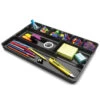 Deflecto® 38104 Sustainable Office™ 9 Compartments Drawer Organizer, 14"W X 1-1/8"H X 9-1/8"D