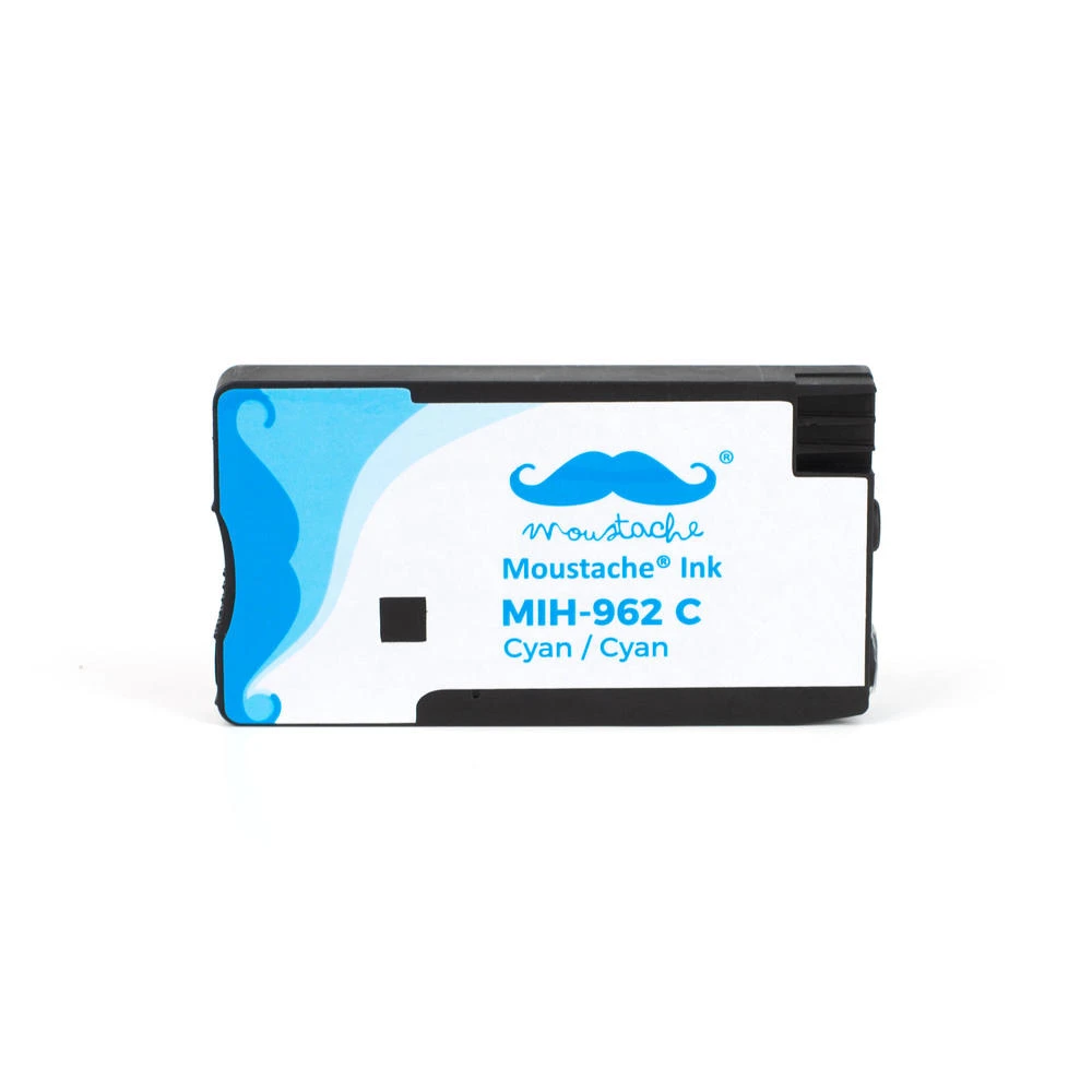 Remanufactured HP 962 3HZ96AN#140 Cyan Ink Cartridge - Moustache® - 1/Pack 5 Remanufactured HP 962 3HZ96AN#140 Cyan Ink Cartridge - Moustache® - 1/Pack - Image 5