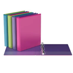 DavisGroup Easyview® Two-Tone Overlay Binders, Angled D-Rings - 1'' -Merangue International shop large 7d0cd Davisgroup 8101 6 Binders DavisGroup Easyview Two Tone Overlay Binders Angled D Rings