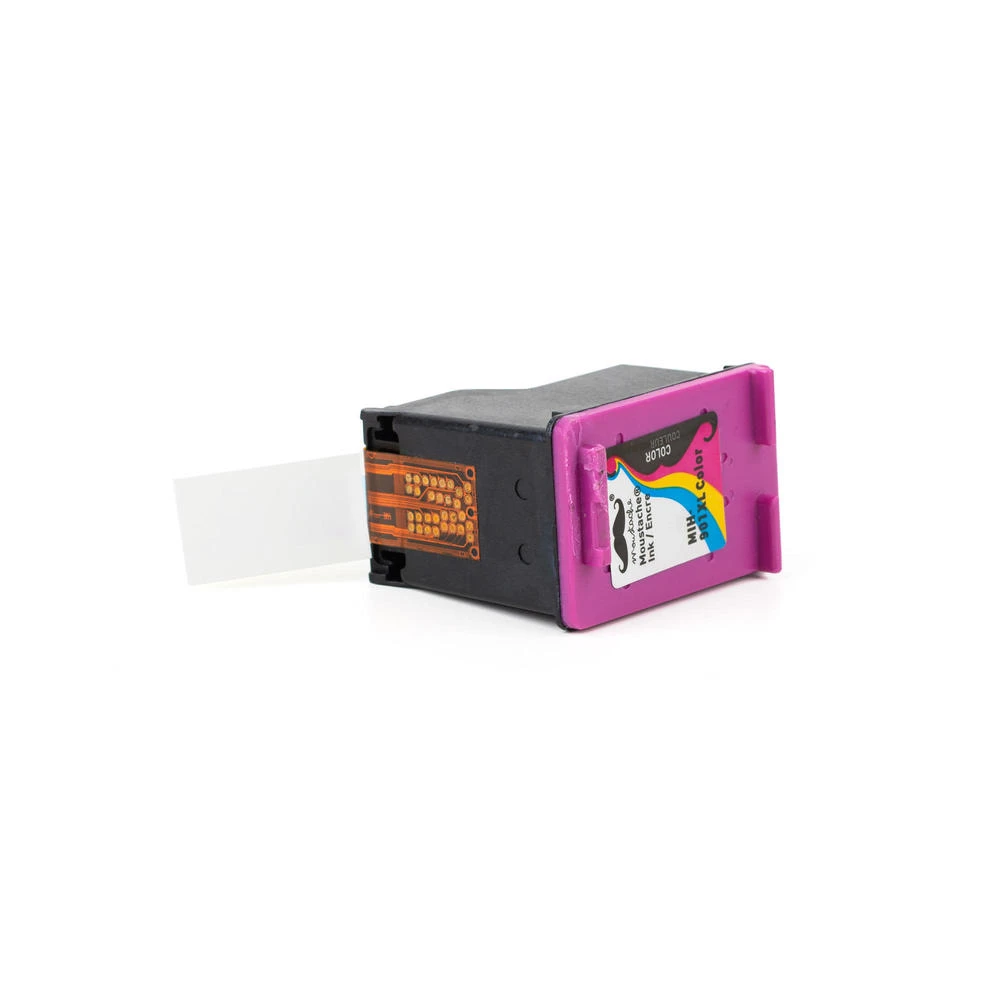 Remanufactured HP 901XL CC656AN Color Ink Cartridge High Yield - Moustache® - 1/Pack 3 Remanufactured HP 901XL CC656AN Color Ink Cartridge High Yield - Moustache® - 1/Pack - Image 3
