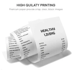 Thermal Paper Rolls, 2-1/4" X 60' (Diameter: 38 Mm, Inner 9-13 Mm), 100 Rolls/Box- Moustache® -Merangue International shop large 8025f Moustache MOS T21460 1box Receipt Printers Thermal Paper Rolls 2 1 4 x 60 Diameter 38 mm inner 9 13 mm 100 Rolls Box Moustache