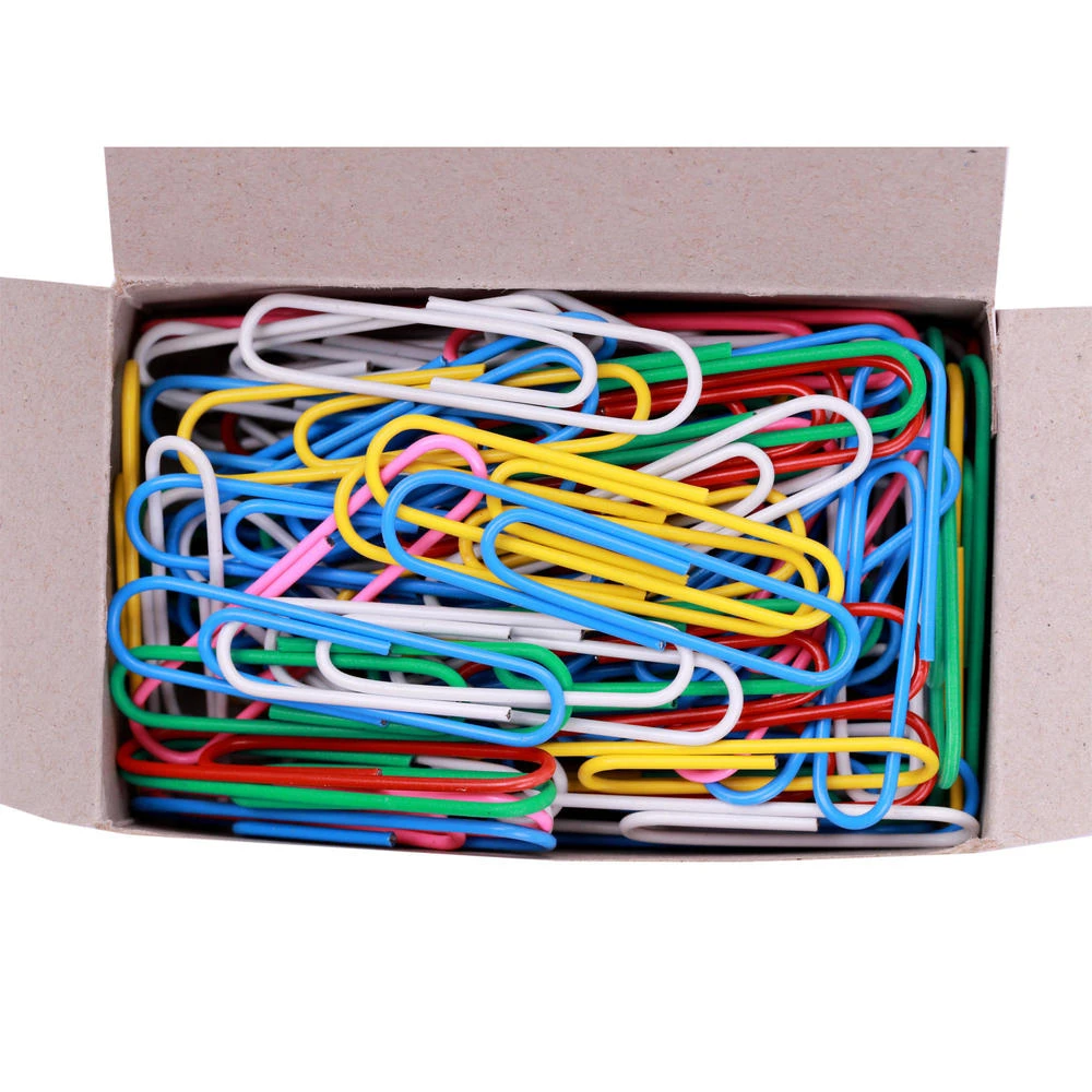 #1 Paper Clips, Assorted Colors, 100 Pcs/Box - Moustache® - 1.3" (33mm) 6 #1 Paper Clips, Assorted Colors, 100 Pcs/Box - Moustache® - 1.3" (33mm) - Image 6