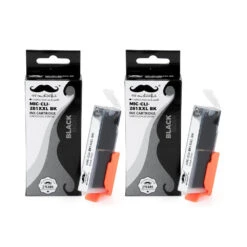 Canon CLI-281XXL Compatible Black Ink Cartridge Extra High Yield (1983C001) - Moustache® - 1/Pack -Merangue International shop large 80a12 Moustache CLI 281XXL BK PIXMA TS9120 Canon CLI 281XXL Compatible Black Ink Cartridge Extra High Yield 1983C001 Moustache