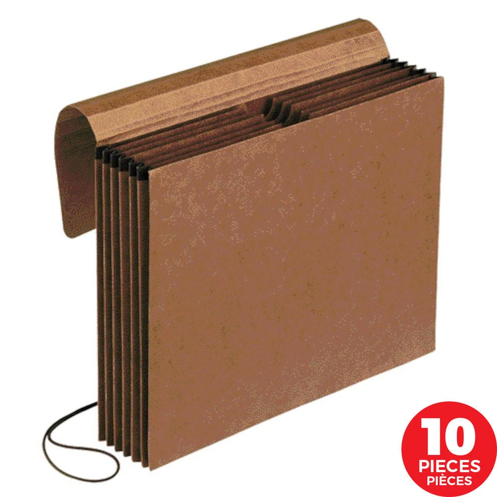 Pendaflex® Expanding Partition Wallets & Expanding Files, 10/Pack - Legal,without Compartment,5-1/4" Expansion,1200-sheet Capacity 5 Pendaflex® Expanding Partition Wallets & Expanding Files, 10/Pack - Legal,without Compartment,5-1/4" Expansion,1200-sheet Capacity - Image 5