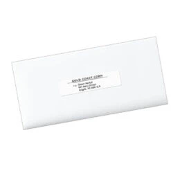 Avery® Easy Peel® White Laser Mailing Labels - 4" X 1", 500/Pack -Merangue International shop large 88058 Avery Avery Mail Labels x Labels Avery Easy Peel Laser White Mailing Address Labels