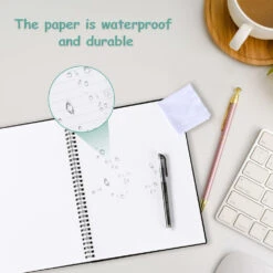 Global Smart Reusable & Erasable Notebook With 1 Erasable Pen And 1 Microfiber Cloth, A5 Size -Merangue International shop large 89df4 No Brand LVB BKB BNA401 Notebooks Reusable notebook A4 size