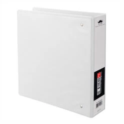 PVC 3-Hole View Binder, Letter Size, White, D-Ring - Moustache® - 1" D-Ring -Merangue International shop large 8ae6b Moustache MOS A238 Binders PVC 3 Hole View Binder Letter Size White D Ring Moustache