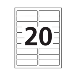 Avery® Easy Peel® Clear Address Labels - 1 X 4", 200 Labels/Pack -Merangue International shop large 8da6f Avery 099 7668 Mailing Shipping Labels Avery Clear Address Labels with Easy Peel