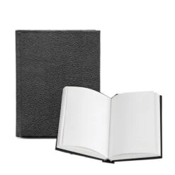Nobel® Sketchbook - Stitched Black Leather Cover, 11 X 14" , 80 Sheets, 110 Gsm, 1 Pcs / Pack