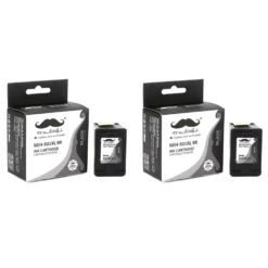 Remanufactured HP 901XL CC654AN Black Ink Cartridge High Yield - Moustache® - 1/Pack -Merangue International shop large 9086a Moustache 901XL CC654AN OfficeJet J4540 Remanufactured HP 901XL CC654AN Black Ink Cartridge High Yield Moustache
