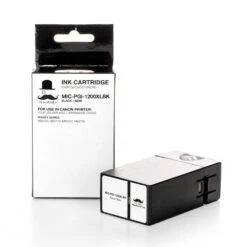 Canon PGI-1200XLBK Compatible Black Pigment Ink Tank High Yield - Moustache® (9183B001) - 1/Pack