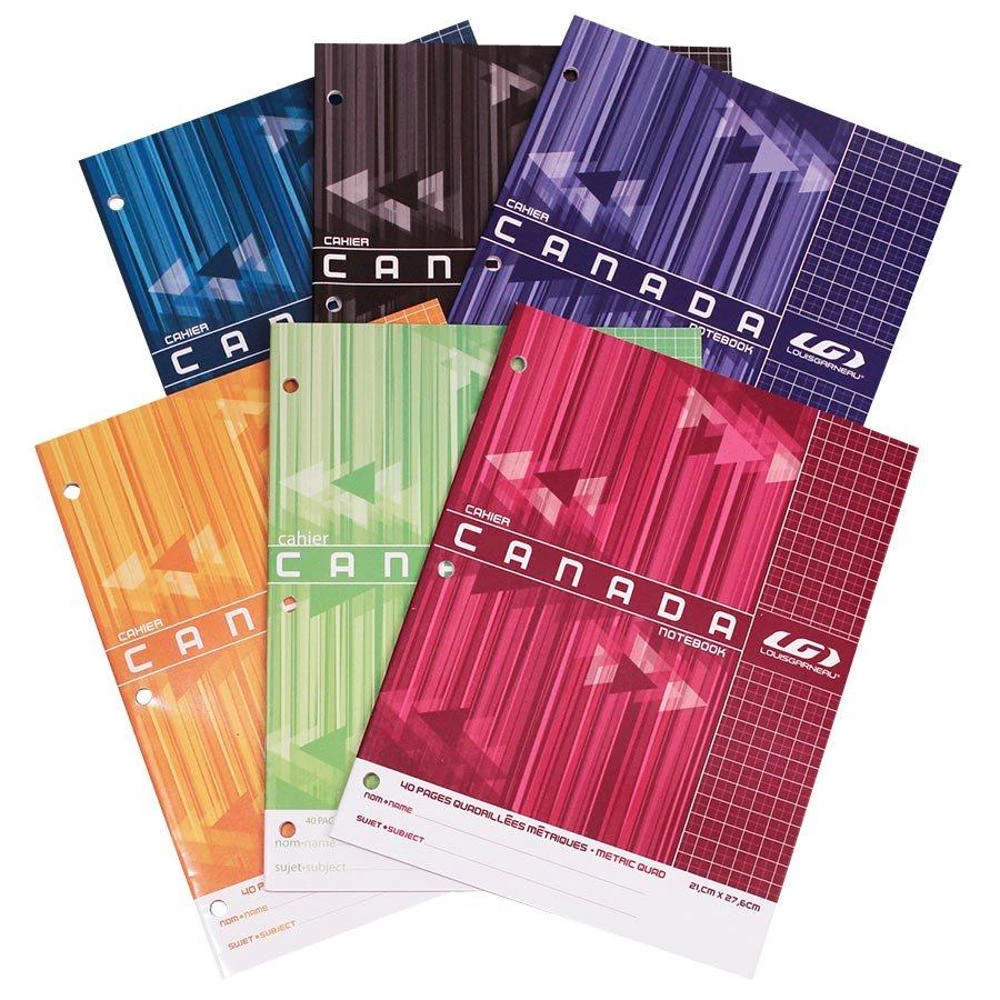 Louis Garneau Canada Notebook Book - Ruled, 1/Pack, Random Colour, 40 Pages, 681189 5 Louis Garneau Canada Notebook Book - Ruled, 1/Pack, Random Colour, 40 Pages, 681189 - Image 5