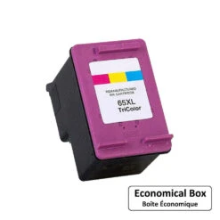 Remanufactured HP 65XL N9K03AN Tri-Color Ink Cartridge High Yield - Economical Box - 1/Pack