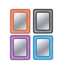Merangue® Locker WorX™ Magnetic Mirror, For Locker. 0.39 X7.09 X 9.65 In, 1 / Pack, 182428