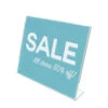 Deflecto Classic Image Slanted Sign Holder, 11"W X 8-1/2"H, Landscape (66701)