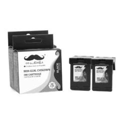 Remanufactured HP 61XL CH563WN Black Ink Cartridge High Yield - Moustache® - 1/Pack -Merangue International shop large ab24a Moustache 61XL BK NewVersion DeskJet 1000 Remanufactured HP 61XL CH563WN Black Ink Cartridge High Yield Moustache