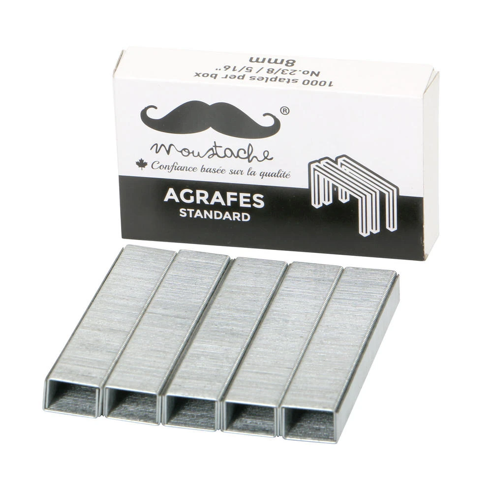 Staples, 1000 Count/box - Moustache® - 1/Pack, No. 23/6, 6mm 13 Staples, 1000 Count/box - Moustache® - 1/Pack, No. 23/6, 6mm - Image 13