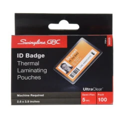 Swingline® GBC® UltraClear™ Thermal Laminating Pouches, 5 Mil, 100/Pack - 9" X 11-1/2" -Merangue International shop large ac80f Swingline 010 3381602878 Laminators Swingline GBC UltraClear Thermal Laminating Pouches