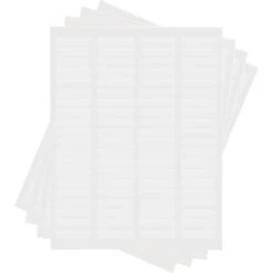 Easy Peel Laser Address Labels, 1-3/4" X 1/2", Compatible, 8000 Labels - Moustache® -Merangue International shop large ae183 Moustache Label 13412 Address Labels Easy Peel Laser Address Labels 1 3 4 x 1 2 Compatible 8000 Labels Moustache