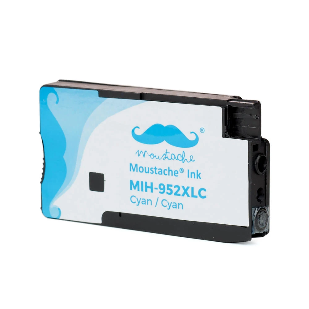 Remanufactured HP 952XL L0S61AN Cyan Ink Cartridge High Yield - Moustache® - 1/Pack 4 Remanufactured HP 952XL L0S61AN Cyan Ink Cartridge High Yield - Moustache® - 1/Pack - Image 4