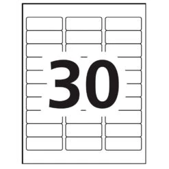 Avery® High Visibility Laser & Inkjet Labels, Neon Assorted - 2-5/8 X 1”, 450/Pack, 609156 -Merangue International shop large b19c6 Avery n 099 05971 Labels Avery High Visibility Laser Labels