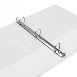 PVC 3-Hole View Binder, Letter Size, White, D-Ring - Moustache® - 1" D-Ring -Merangue International shop large b1e0c Moustache MOS A238 Binders PVC 3 Hole View Binder Letter Size White D Ring Moustache