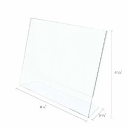 Deflecto Classic Image Slanted Sign Holder, 11"W X 8-1/2"H, Landscape (66701) -Merangue International shop large b2a7a Deflecto n 330 66701 Sign Holders Display Deflecto Classic Image Slanted Sign Holder
