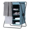 3-in-1 Laundry Hamper Storage Rack Shelf With Removable Fabric Bags For Bathroom - SortWise®