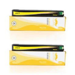 Remanufactured HP 972A L0R92AN Yellow PageWide Ink Cartridge - Moustache® - 1/Pack 10 Remanufactured HP 972A L0R92AN Yellow PageWide Ink Cartridge - Moustache® - 1/Pack -Merangue International shop large b7634 Moustache 972A Y PageWide 377dw MFP Remanufactured HP 972A L0R92AN Yellow PageWide Ink Cartridge Moustache