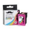 Remanufactured HP 62XL C2P07AN Tri-color Ink Cartridge High Yield - Moustache® - 1/Pack