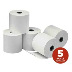 Thermal Paper Rolls, 2-1/4" X 60' (Diameter: 38 Mm, Inner 9-13 Mm), 100 Rolls/Box- Moustache® -Merangue International shop large be265 Moustache MOS T21460 1box Receipt Printers Thermal Paper Rolls 2 1 4 x 60 Diameter 38 mm inner 9 13 mm 100 Rolls Box Moustache