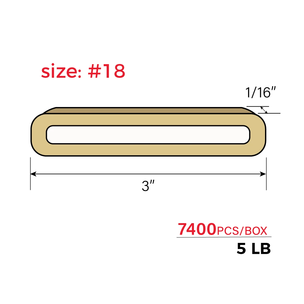 Star® Elastic Rubber Bands, #16, 1/16” X 2-1/2”, 9000 Per Bag, 2,27 Kg (5 Lb), 379560 10 Star® Elastic Rubber Bands, #16, 1/16” X 2-1/2”, 9000 Per Bag, 2,27 Kg (5 Lb), 379560 - Image 10