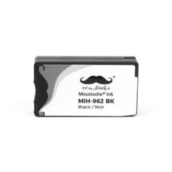 Remanufactured HP 962 3HZ99AN#140 Black Ink Cartridge - Moustache® - 1/Pack -Merangue International shop large bf76e Moustache HP 962 3HZ99AN BK OfficeJet Pro 9010 Remanufactured HP 962 3HZ99AN 140 Black Ink Cartridge Moustache