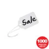 Merangue® White Identification Tags With Strings, Pack Of 1000, 1-29/32 X 1-1/4", 429167