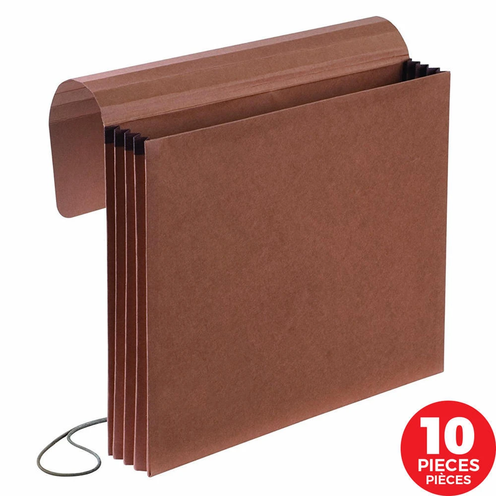 Pendaflex® Expanding Partition Wallets & Expanding Files, 10/Pack - Legal,without Compartment,5-1/4" Expansion,1200-sheet Capacity 2 Pendaflex® Expanding Partition Wallets & Expanding Files, 10/Pack - Legal,without Compartment,5-1/4" Expansion,1200-sheet Capacity - Image 2