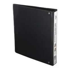 1" D-Ring Binder, 3 Rings, Letter Size, Black - Moustache® - 1/Pack -Merangue International shop large c3ac5 Moustache MOS 321D210PD Binders 1 D Ring Binder 3 Rings Letter Size Black Moustache