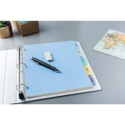 Avery® Big Tab™ Write And Erase Durable Plastic Dividers 1 Set - 5 Tabs -Merangue International shop large c460f Avery n 099 16171 Dividers Avery Big Tab Write and Erase Durable Plastic Dividers 1 Set