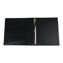 1" D-Ring Binder, 3 Rings, Letter Size, Black - Moustache® - 1/Pack -Merangue International shop large c5776 Moustache MOS 321D210PD Binders 1 D Ring Binder 3 Rings Letter Size Black Moustache