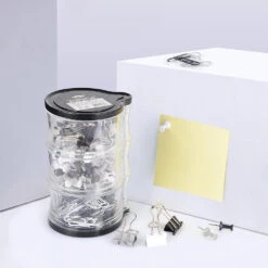 3-in-1 Stationery Set Of Push Pins, Binder Clips And Paper Clips - Moustache® -Merangue International shop large c5ba7 Moustache MO 44006 AST Clips and Fasteners 3 in 1 Stationery Set of Push Pins Binder Clips and Paper Clips Moustache