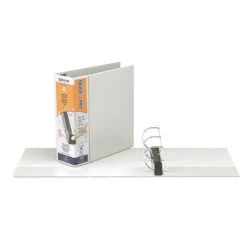 QuickFit® PRO Single Touch Pin-Lock® View Binder, White, Locking D-Ring - 1" -Merangue International shop large c9c01 QuickFit 792 90010 Binders QuickFit PRO Single Touch Pin Lock View Binder White Locking D Ring
