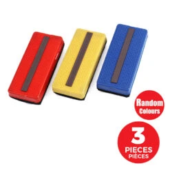 Foska® Magnetic Whiteboard Eraser, 155x70x30mm, Random Colors - 1/Pack -Merangue International shop large ce22c Foska BE1016 Board Accessories Foska Magnetic Whiteboard Eraser 155x70x30mm Random Colors