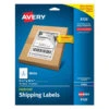 Avery® TrueBlock® White Shipping Labels For Ink Jet Printers - 5-1/2 X 8-1/2", 50 Labels/Pack